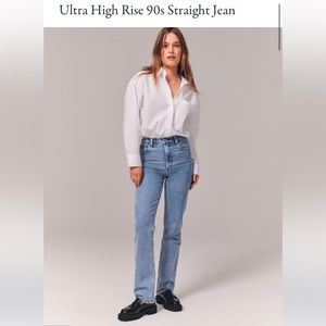 Abercrombie’s Ultra High Rise 90s Straight Jean
